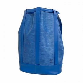 Louis Vuitton Shoulder Bag Epi Randonne PM M52355 Toledo Blue Ladies