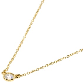 Tiffany Vis the Yard Diamond Necklace K18 Yellow Gold Women's TIFFANY&Co.