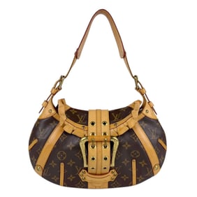 Louis Vuitton LOUIS VUITTON Shoulder Bag Monogram Leonor Canvas Brown Women's M92394 z3956