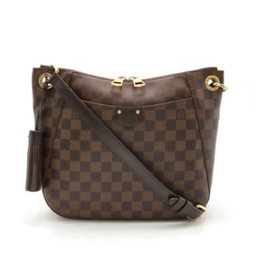 LOUIS VUITTON Louis Vuitton Damier South Bank Shoulder Bag Tassel Charm N42230