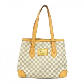 Louis Vuitton Tote Bag Damier Azur Hampstead MM N51206 White Women's