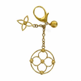 Louis Vuitton Keychain Bloomy Bag Charm M67931 Gold Ladies