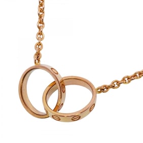 Cartier Necklace Baby Love K18PG Pink Gold Ladies