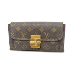 Louis Vuitton Long Wallet Monogram Portefeuille Elysee M60503 Brown Aurore Ladies