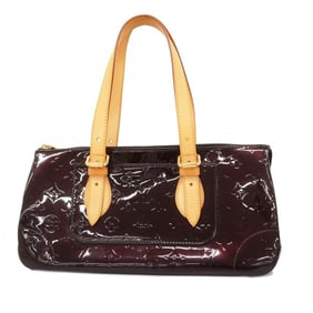 Louis Vuitton Shoulder Bag Vernis Rosewood Avenue M93510 Amaranth Women's