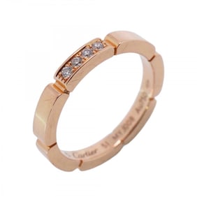 Cartier Ring Maillon Panthere K18PG Pink Gold Diamond #51 Ladies