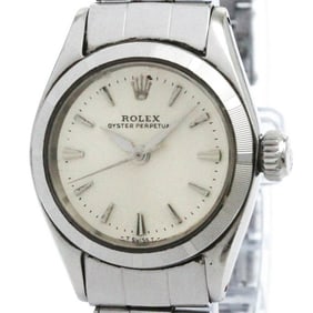 Vintage ROLEX Oyster Perpetual 6623 Steel Automatic Ladies Watch BF580535