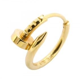 Cartier Juste un Clou Single Earrings, K18YG Yellow Gold, Men's and Women's
