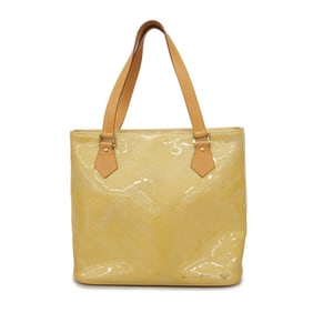 Louis Vuitton Tote Bag Vernis Houston M91004 Beige Women's