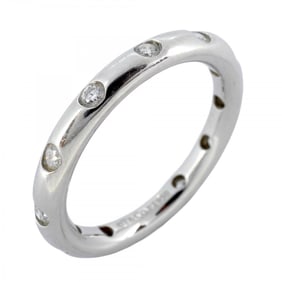 Tiffany Ring Bezel 12PD Pt950 Platinum Diamond Size 9 Ladies