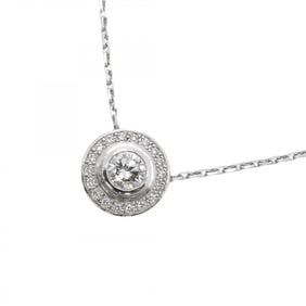 Cartier Necklace D'Amour K18WG White Gold Diamond 0.20ct Ladies