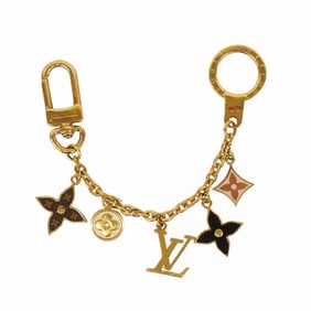 Louis Vuitton Keychain Bijoux Sac Chenne Spring Street M68999 Gold Women's