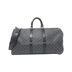 Louis Vuitton Damier Graphite Keepall Bandouliere 55cm N41413 Boston Bag