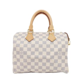Louis Vuitton Damier Azur Speedy 25cm N41371 Boston Bag