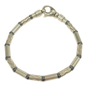 TIFFANY&Co. Tiffany Zigzag Hematite Bracelet Bangle Silver 925 Women's Mikunigaoka Store