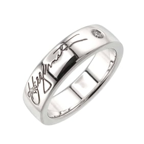 Harry Winston Signature Ring Diamond K18 WG White Gold 750