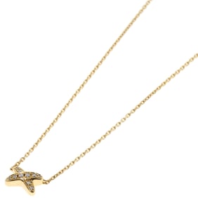 Chaumet Lien Diamond Necklace K18 Yellow Gold Women's