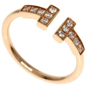 Tiffany T-wire diamond ring, 18k pink gold, for women, TIFFANY&Co.