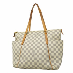 Louis Vuitton Tote Bag Damier Azur Totally MM N41279 White Women's