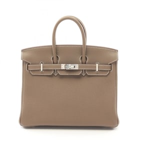 Hermes HERMES Birkin 25 Etoupe Handbag Bag Togo Women's Beige