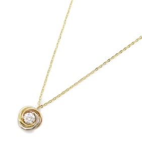 Cartier Trinity Necklace Diamond K18 (Yellow Gold) K18WG (White (Pink Ladies Clear