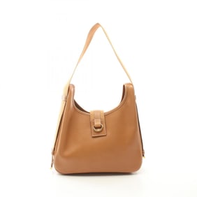 Hermes HERMES Sako Gold Shoulder Bag Ardennes Women's Brown
