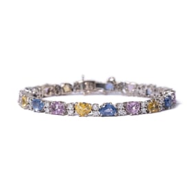 18K ITALIAN SAPPHIRE & BRACELET