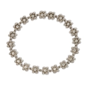 18K WHITE GOLD  DIAMOND BRACELET
