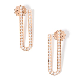 18K YELLOW GOLD  DIAMOND EARRINGS