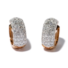 14K  DIAMOND EARRINGS