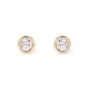 18K  DIAMOND EARRINGS