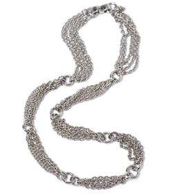 18K WHITE GOLD   NECKLACE
