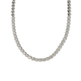 18K WHITE GOLD  DIAMOND NECKLACE