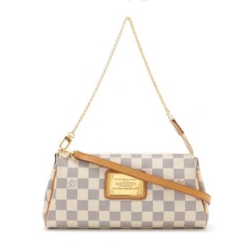 LOUIS VUITTON Damier Azur Eva Pouch Chain Bag Shoulder N55214