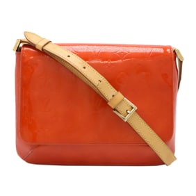 LOUIS VUITTON Louis Vuitton Monogram Vernis Thompson Street Shoulder Bag Rouge Red M91008