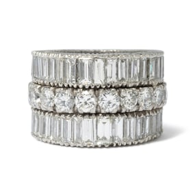 PLATINUM  DIAMOND RING