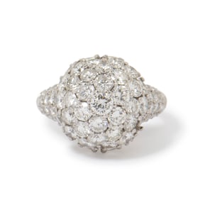 PLATINUM  DIAMOND RING