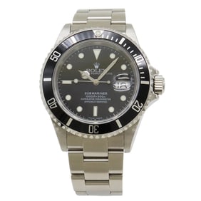 ROLEX Rolex Submariner Date Black Dial SS Y-Serial Men's AT Automatic Watch 16610