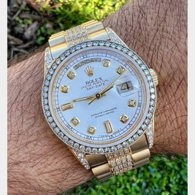 ROLEX 18K Yellow Gold 18038 36mm Men’s President