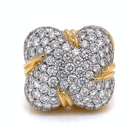 18K Yellow Gold 6.00 Ct. Diamond Ring