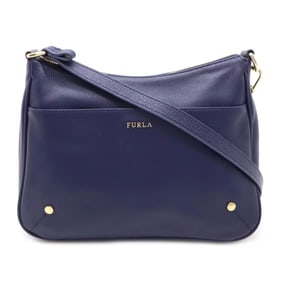 FURLA Shoulder bag Leather Navy