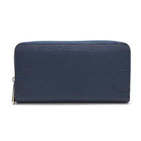 LOUIS VUITTON Louis Vuitton Epi Zippy Wallet Round Long Indigo Blue Navy M61873