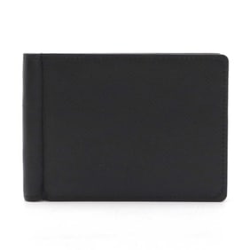 LOUIS VUITTON Taiga Portefeuille Pans Bi-fold Wallet Money Clip Leather Noir Black M62978
