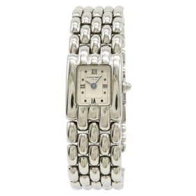 CHAUMET Casey Square Silver Dial SS Ladies Quartz Watch