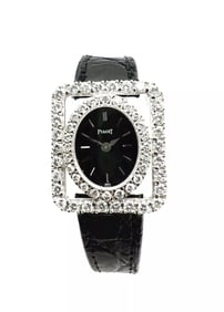 PIAGET 2.50 ctw DIAMOND SET LADIES COCKTAIL 18K WHITE GOLD WATCH