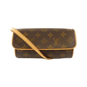 Louis Vuitton Monogram Pochette Twin PM M51854 Shoulder Bag