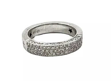 H.STERN GIULIANA Diamond 18K White Gold Band Ring