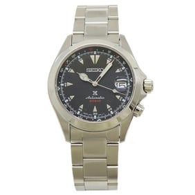 SEIKO PROSPEX Alpinist Black Dial Men's AT Automatic Watch 6R35-00E0 SBDC087