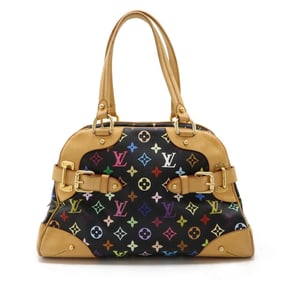 LOUIS VUITTON Louis Vuitton Monogram Multicolor Claudia Handbag Shoulder Bag Noir Black M40194