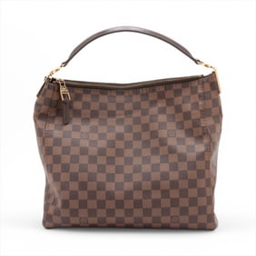 Louis Vuitton Damier Portobello PM N41184 Shoulder Bag Tote Handbag Leather Hobo Women's